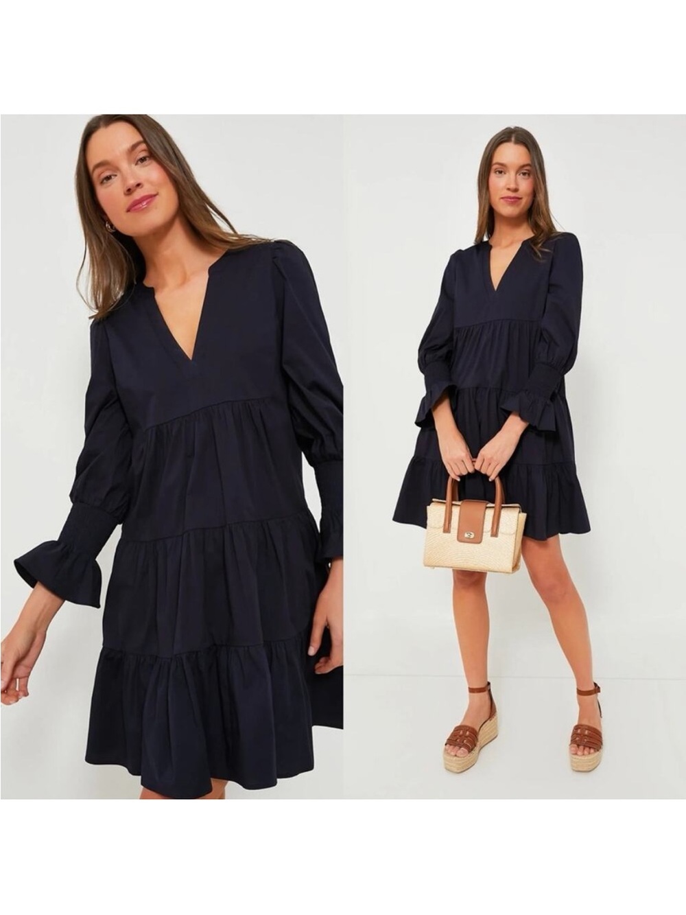 Tuckernuck Pomander Place Navy Cotton Poplin Kenzo Dress